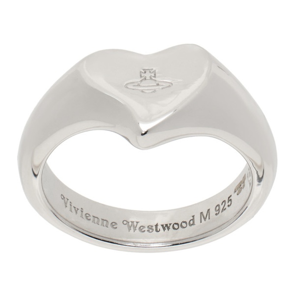  비비안 웨스트우드 Vivienne Westwood Silver Marybelle Ring 241314F024006