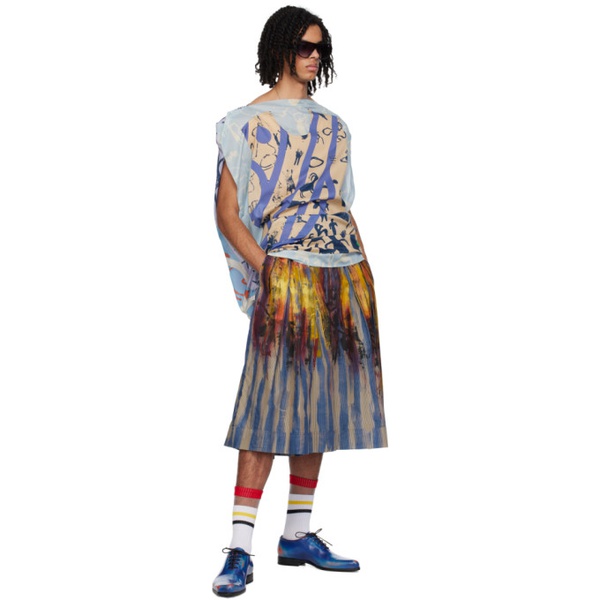  비비안 웨스트우드 Vivienne Westwood Multicolor Cave Man T-Shirt 241314M213048