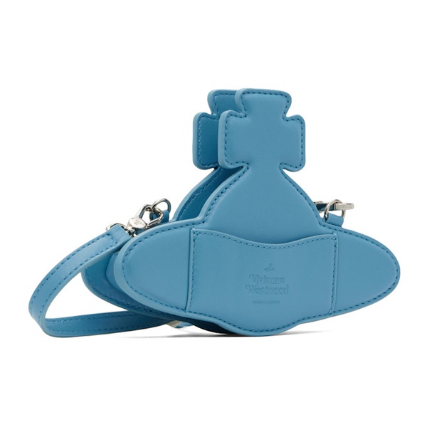  비비안 웨스트우드 Vivienne Westwood Blue Nano Orb Crossbody Bag 241314M171035