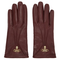 비비안 웨스트우드 Vivienne Westwood Red Orb Gloves 232314M135001