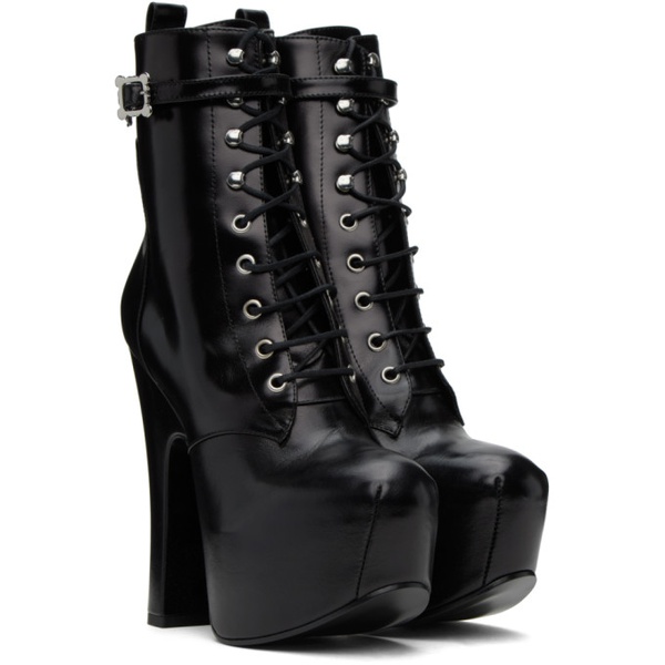  비비안 웨스트우드 Vivienne Westwood Black Pleasure Boots 232314F114000