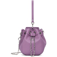 비비안 웨스트우드 Vivienne Westwood Purple Chrissy Small Bucket Bag 241314F048091