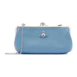 비비안 웨스트우드 Vivienne Westwood Blue DB Frame Chain Bag 241314F048072