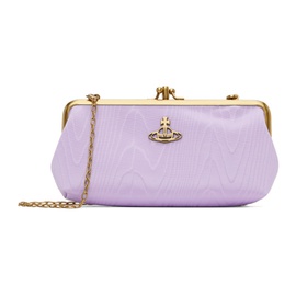 비비안 웨스트우드 Vivienne Westwood Purple DB Frame Chain Bag 241314F048101