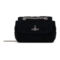 비비안 웨스트우드 Vivienne Westwood Black Small Purse With Chain Bag 241314F048117