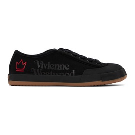 비비안 웨스트우드 Vivienne Westwood Black Animal Gym Sneakers 231314M237002