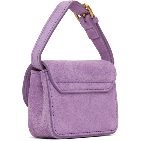  비비안 웨스트우드 Vivienne Westwood Purple Suede Mini Linda Bag 241314F046045