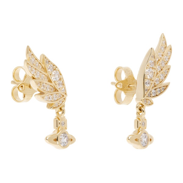  비비안 웨스트우드 Vivienne Westwood Gold Dawna Earrings 241314F022041