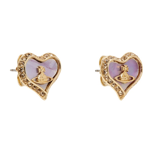  비비안 웨스트우드 Vivienne Westwood Gold Petra Earrings 241314F022061