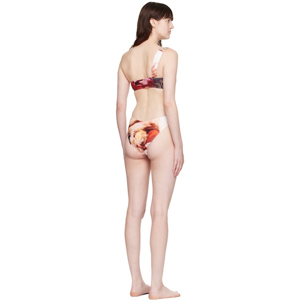  비비안 웨스트우드 Vivienne Westwood Multicolor Single-Shoulder One-Piece Swimsuit 241314F103008