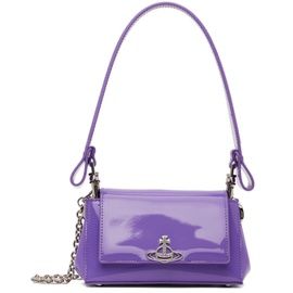 비비안 웨스트우드 Vivienne Westwood Purple Hazel Small Bag 241314F048036