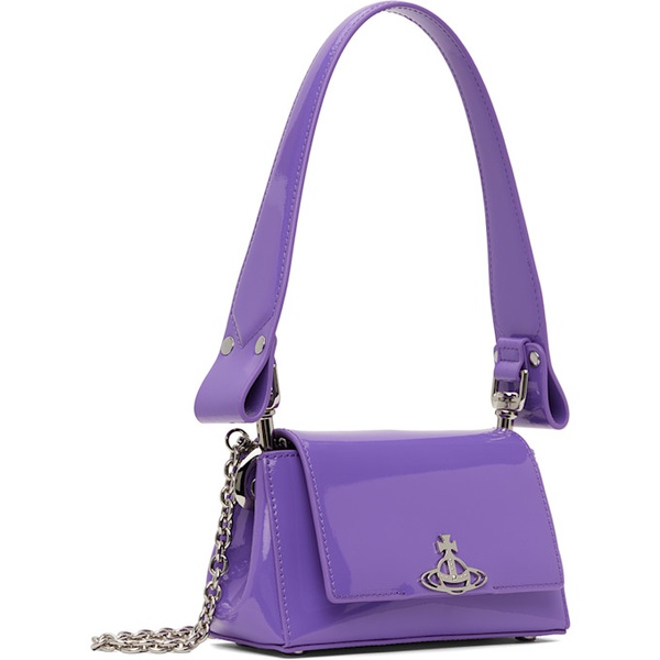  비비안 웨스트우드 Vivienne Westwood Purple Hazel Small Bag 241314F048036