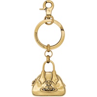 비비안 웨스트우드 Vivienne Westwood Gold Yasmine Charm Keychain 241314M148035