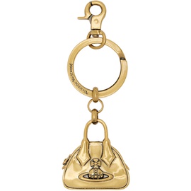 비비안 웨스트우드 Vivienne Westwood Gold Yasmine Charm Keychain 241314M148035