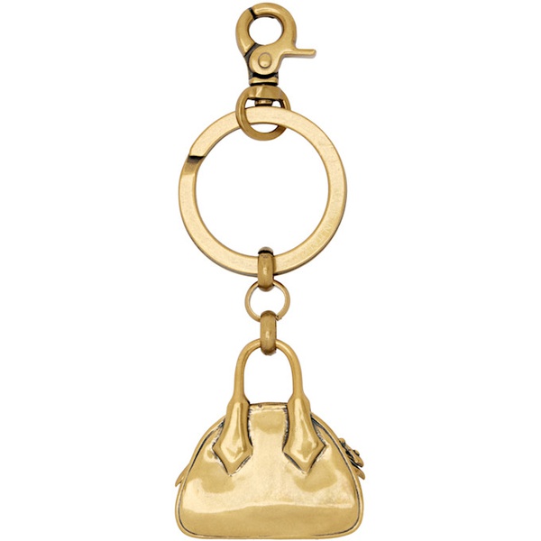  비비안 웨스트우드 Vivienne Westwood Gold Yasmine Charm Keychain 241314M148035