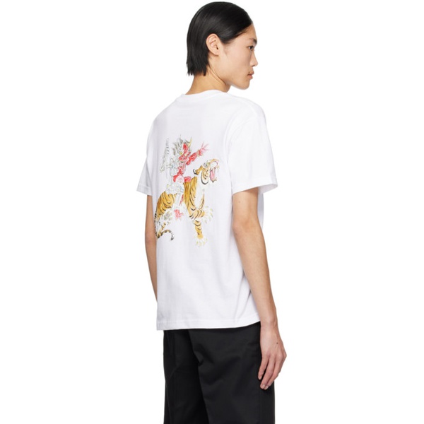  와코마리아 WACKO MARIA White Embroidered T-Shirt 241948M213002