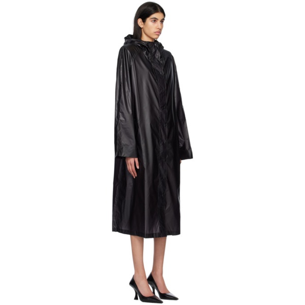  워드로브 NYC WARDROBE.NYC Black Rain Coat 231277F059003