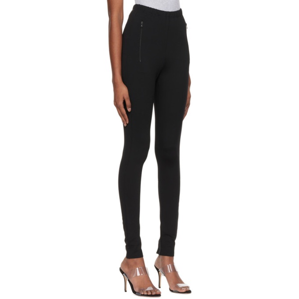  워드로브 NYC WARDROBE.NYC Black Back Zip Leggings 222277F085006