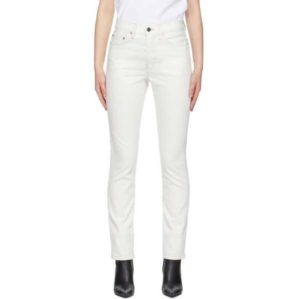  워드로브 NYC WARDROBE.NYC White Denim Jeans 221277F069003