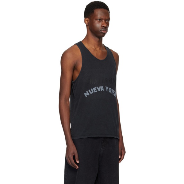  WILLY CHAVARRIA Black Printed Tank Top 241232M214058