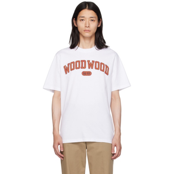  우드 우드 WOOD WOOD White Bobby Ivy T-Shirt 231378M213006