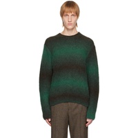 우영미 WOOYOUNGMI Green Striped Sweater 222704M201006