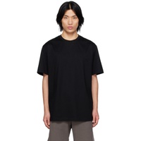 우영미 WOOYOUNGMI Black Printed T-Shirt 231704M213012