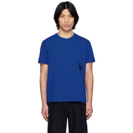 우영미 WOOYOUNGMI Blue Patch Pocket T-Shirt 231704M213030