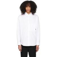 우영미 WOOYOUNGMI White Button-Down Shirt 231704M192017