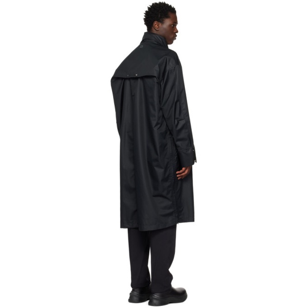  우영미 WOOYOUNGMI Black Hooded Coat 231704M176002