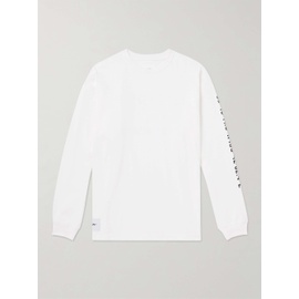 WTAPS Logo-Appliqued Printed Cotton-Jersey T-Shirt 1647597325444138