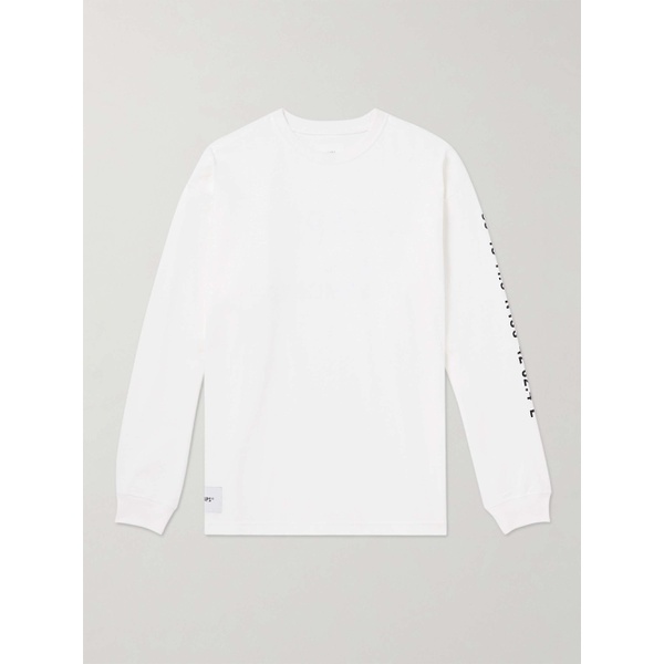 WTAPS Logo-Appliqued Printed Cotton-Jersey T-Shirt 1647597325444138