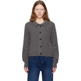 WYNN HAMLYN Gray Spread Collar Cardigan 232401F095000