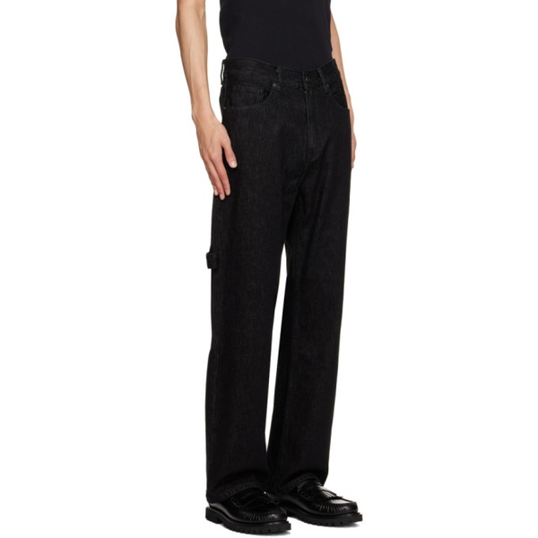  WYNN HAMLYN Black Tool Jeans 232401M186000