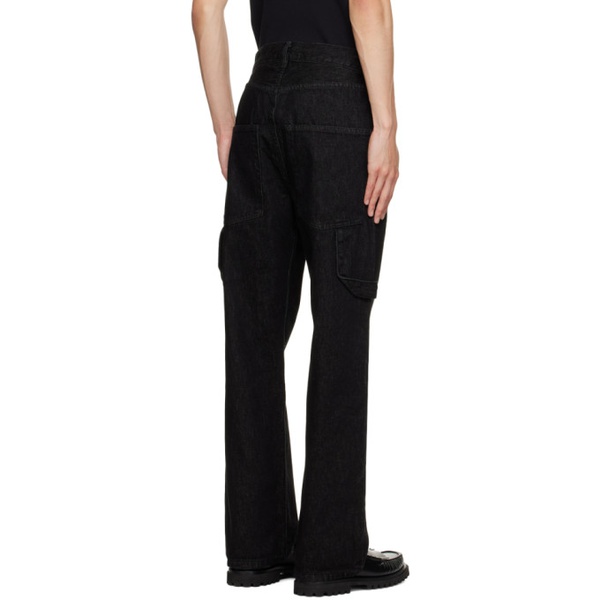  WYNN HAMLYN Black Tool Jeans 232401M186000