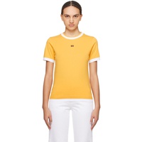 웨일즈 보너 Wales Bonner Yellow Horizon T-Shirt 241752F110004