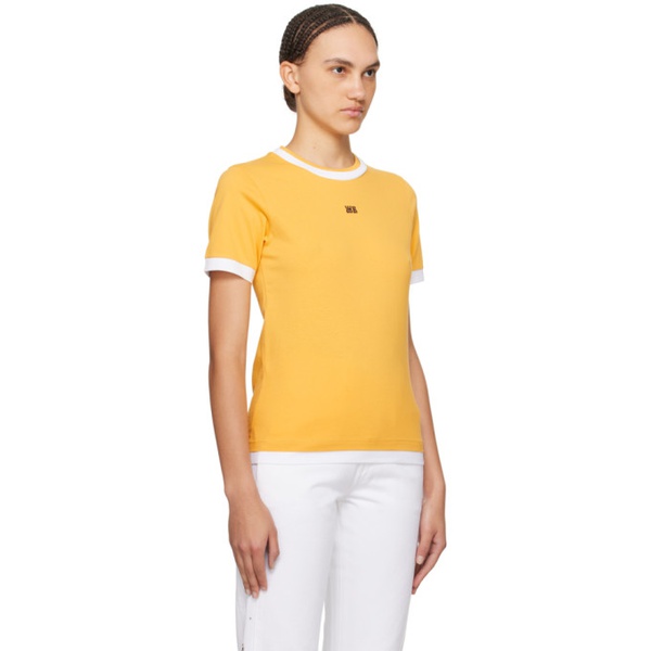  웨일즈 보너 Wales Bonner Yellow Horizon T-Shirt 241752F110004