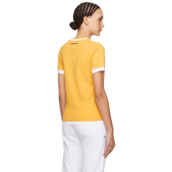  웨일즈 보너 Wales Bonner Yellow Horizon T-Shirt 241752F110004