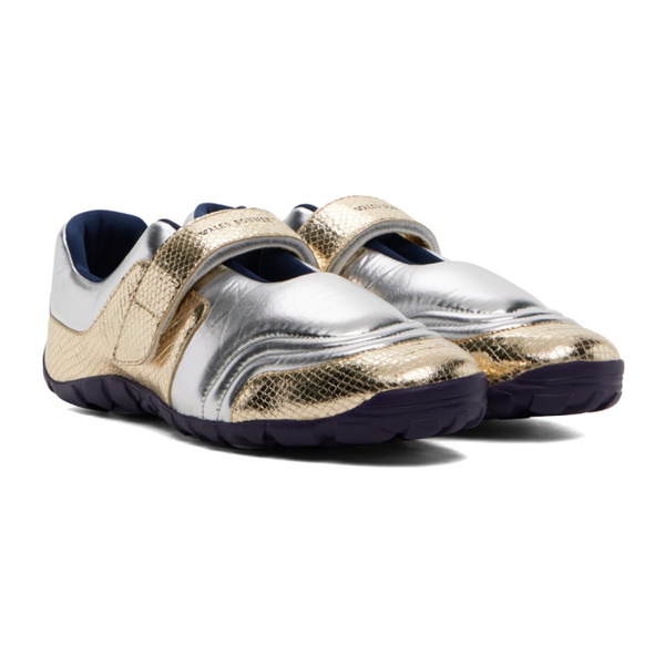  웨일즈 보너 Wales Bonner Silver & Gold Jewel Sneakers 241752M237004
