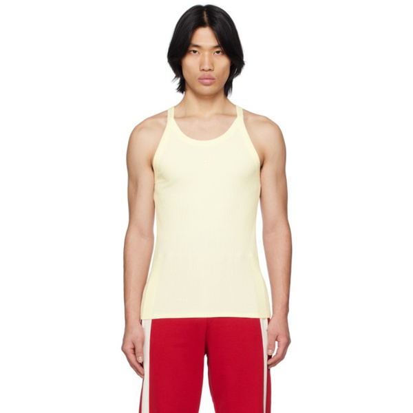  웨일즈 보너 Wales Bonner 오프화이트 Off-White Groove Tank Top 231752M214002