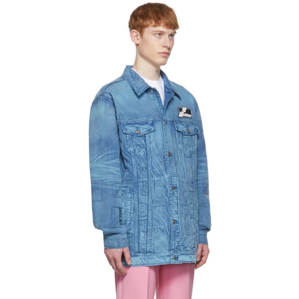  웰던 We11done Blue Denim Jacket 221327M177016