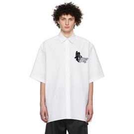웰던 We11done White Cotton Shirt 221327M192029