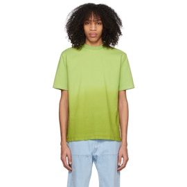위니 뉴욕 Winnie New York Green Crewneck T-Shirt 231518M213002