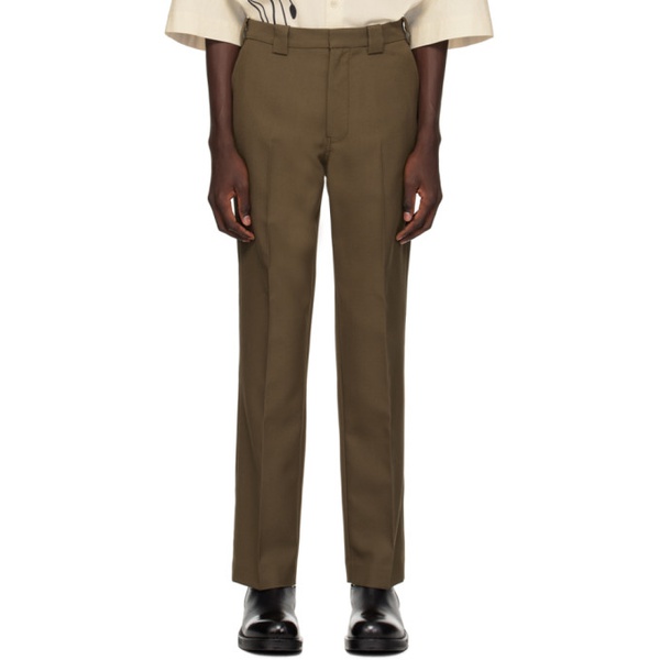  원 헌드레드 Won Hundred Brown Jayden Trousers 241636M191001