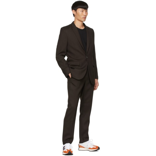  원 헌드레드 Won Hundred Brown Bill Trousers 221636M191002