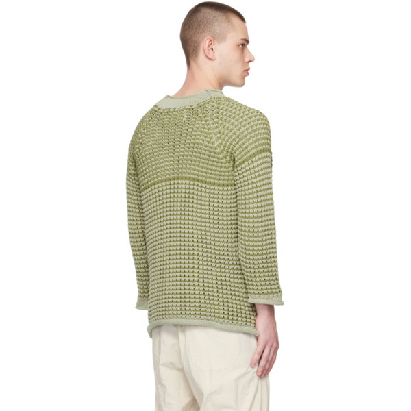  XENIA TELUNTS Green Bubbly Sweater 231955M201000