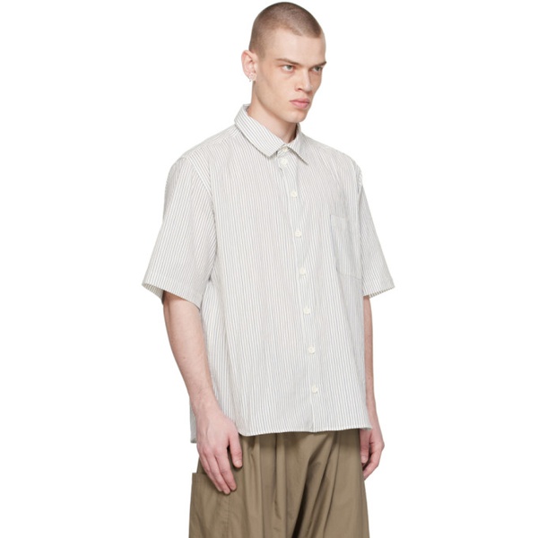  XENIA TELUNTS White Stripe Daily Shirt 241955M192002