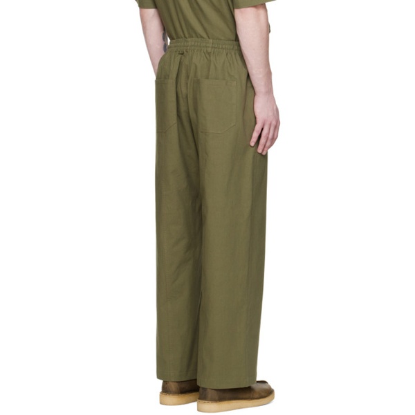  XENIA TELUNTS Green Restful Trousers 241955M191002