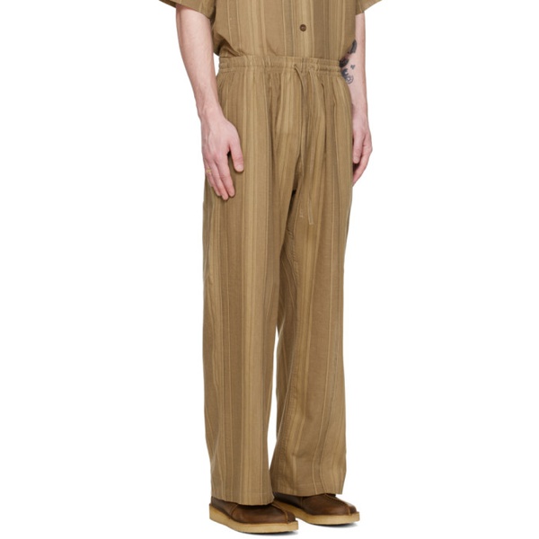  XENIA TELUNTS Brown Restful Trousers 241955M191001