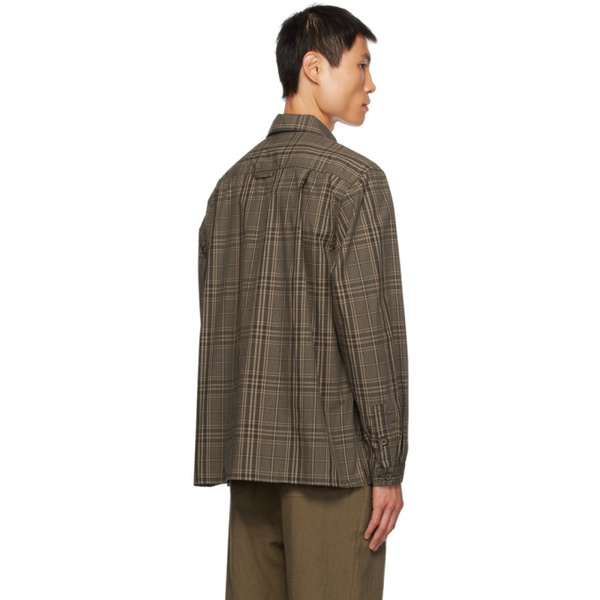  XENIA TELUNTS SSENSE Exclusive Brown Shirt 232955M192003